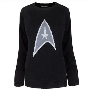Star Trek Black Knitted Sweater